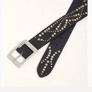 SOLD - Free people starlight studded belt size S/M 38”